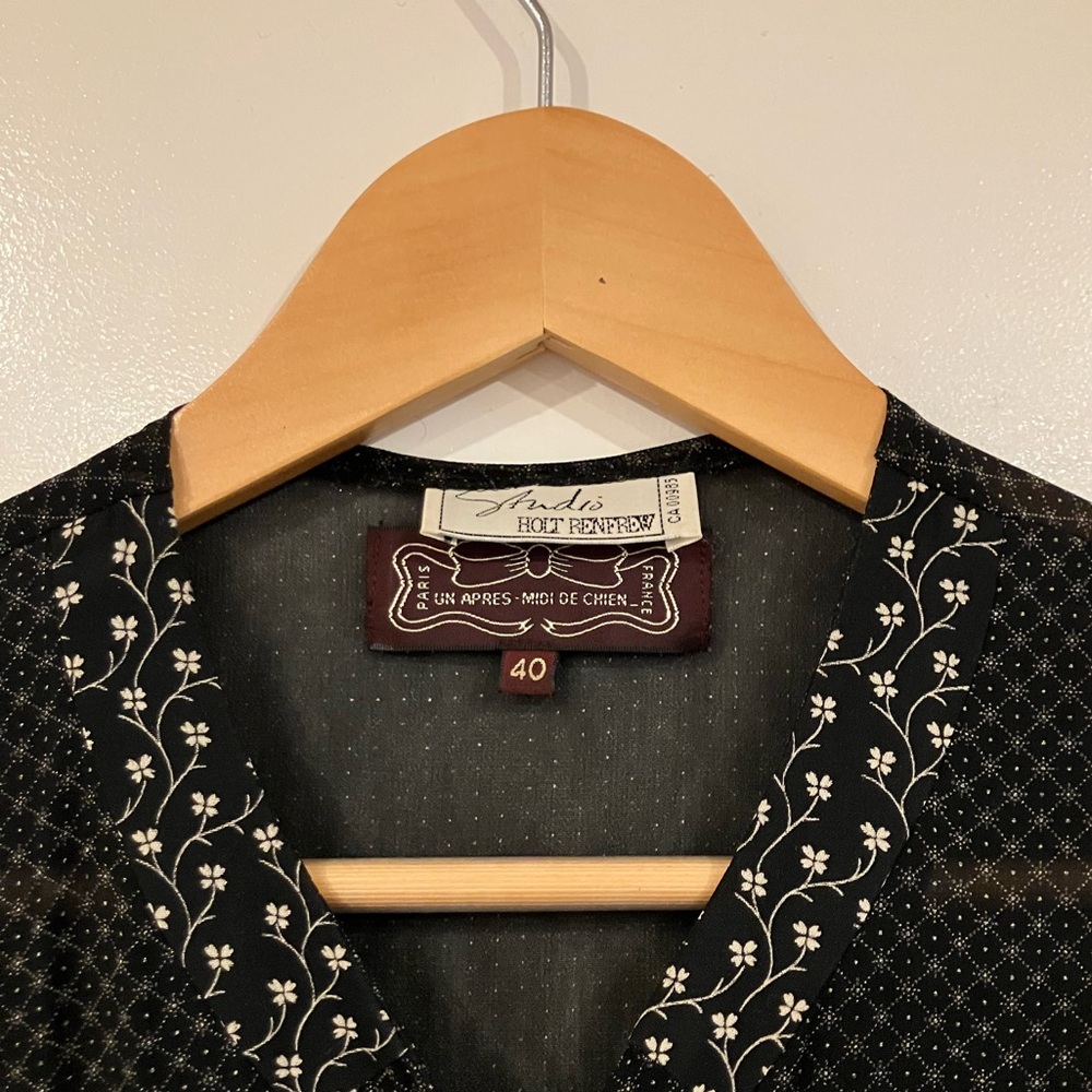 Vintage Holt Renfrew Audis Paris Sleeveless Button-Down Vest Size Medium - Picture 3 of 6